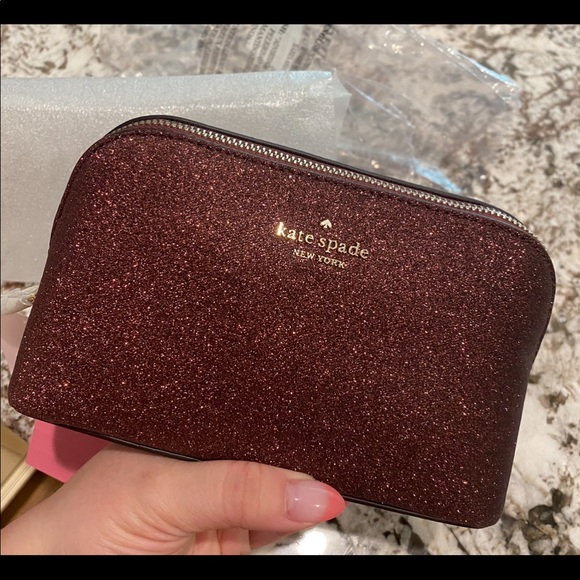 Kate Spade Glitter Make Up Bag - Picture 3 of 7